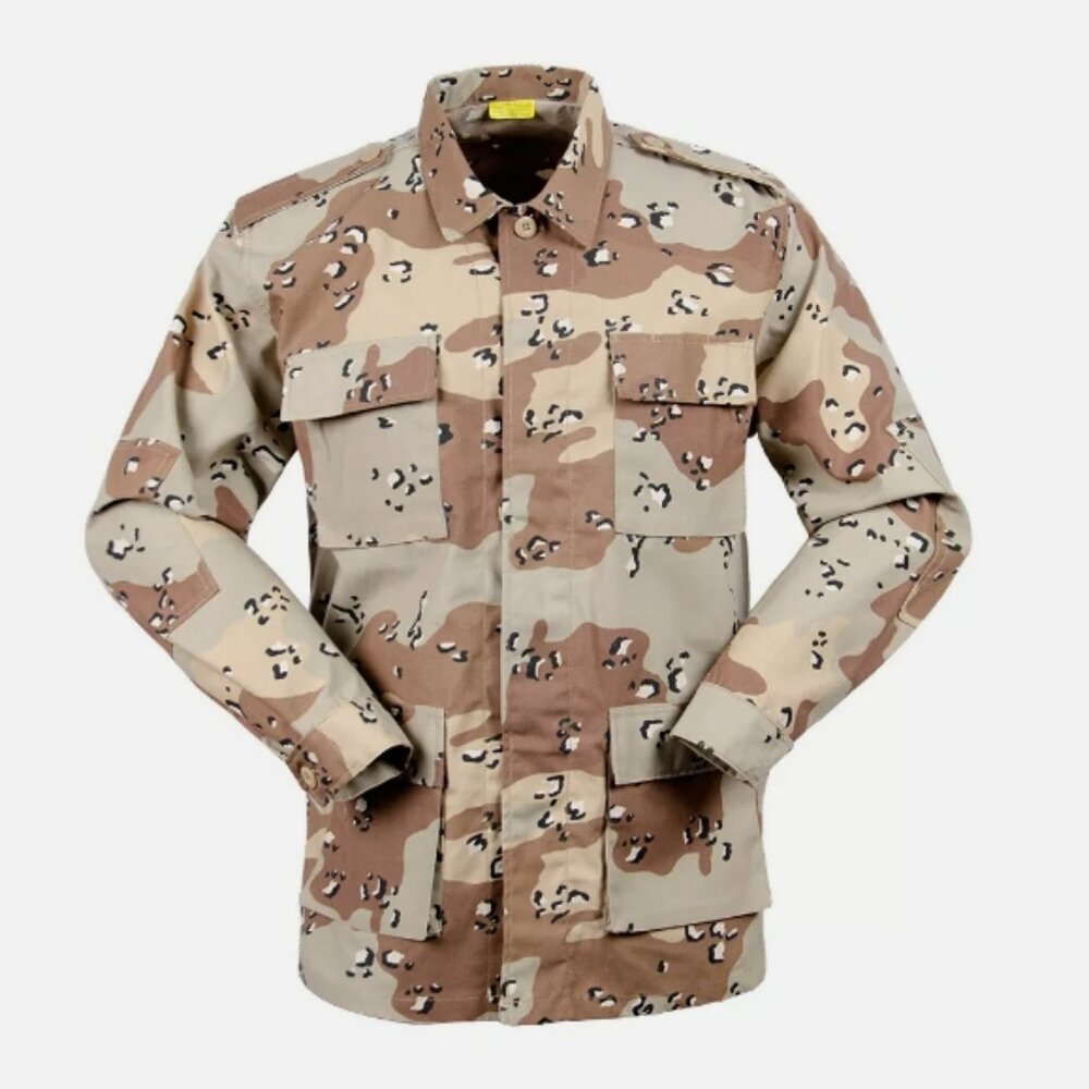 SMALL/LONG SELMA APPAREL 6 COLOR CHOCOLATE CHIP OIF I HOT WEATHER JACKET G18